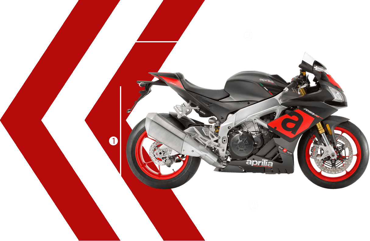 Moto RSV4 dimensiones